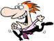 Cartoon shows man running to get the early-action reward