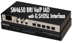 Photo of SmartNode SN4650 BRI VoIP IAD front and rear views